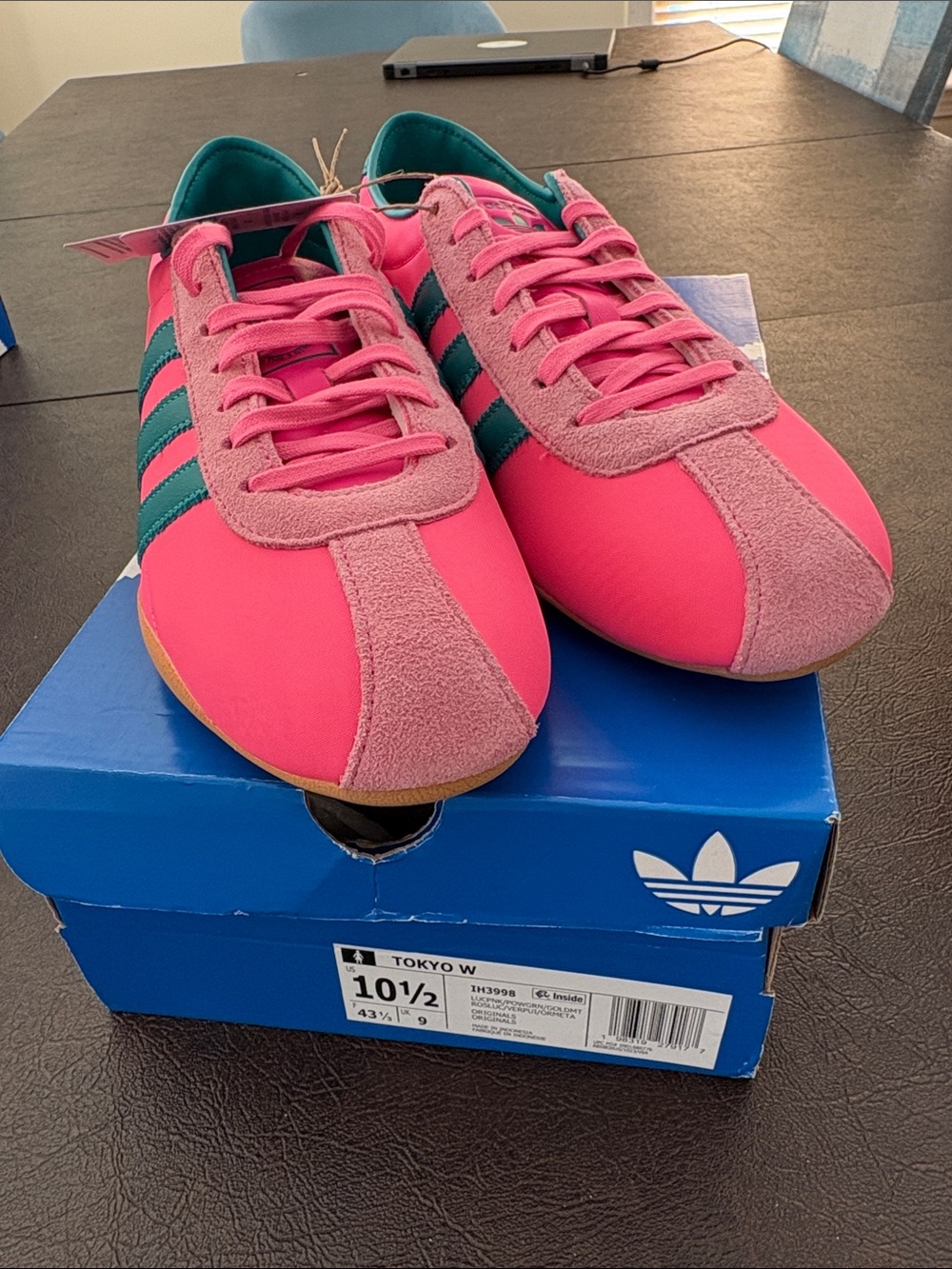 Adidas Tokyo W Women's Pink Leather & Suede Sneakers 10.5 NIB